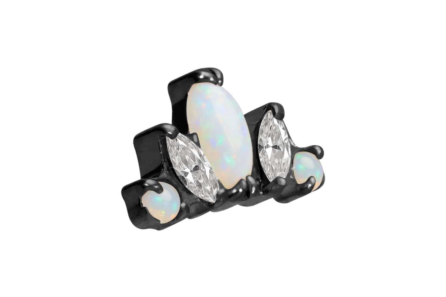 Titan Schraubaufsatz mit Außengewinde LOTUSBLÜTE von Piercingline